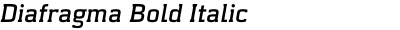 Diafragma Bold Italic